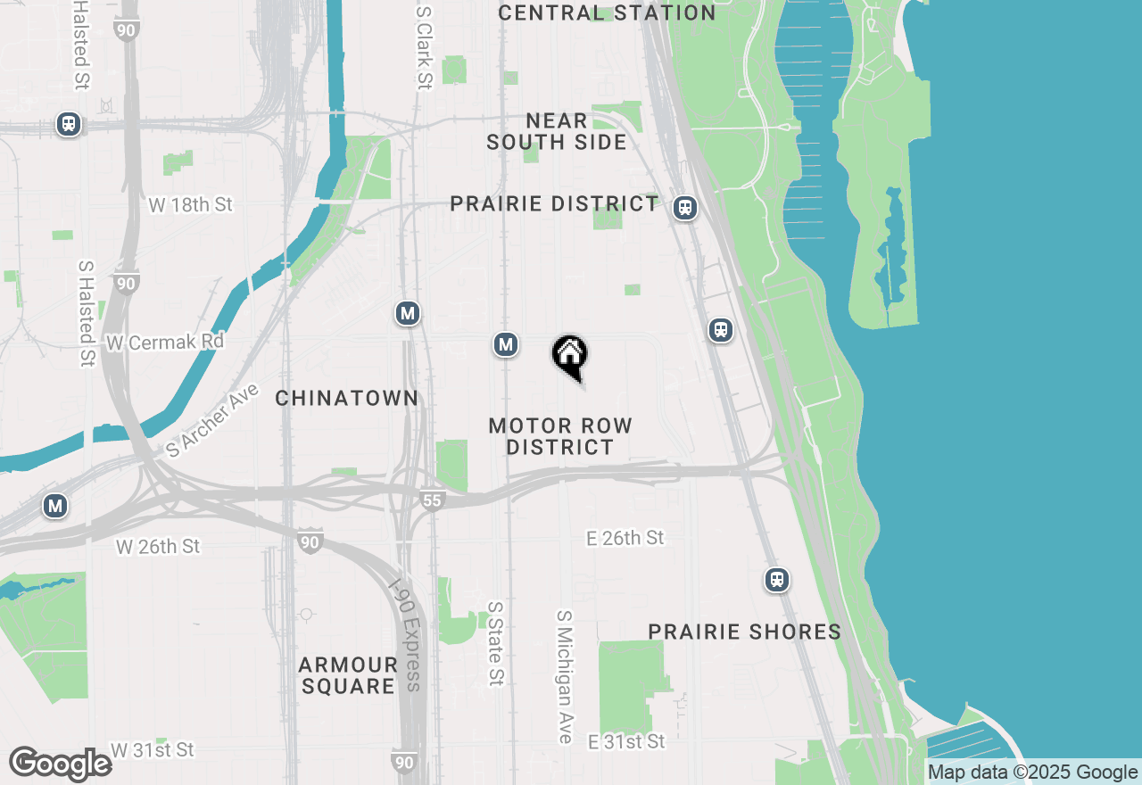 Map of 2303 S Michigan Avenue #314, Chicago, IL 60616