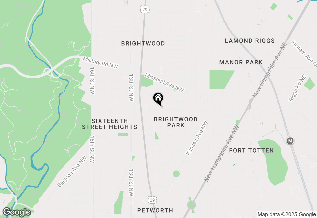 Map of 824 Kennedy Street Nw #3, Washington, DC 20011