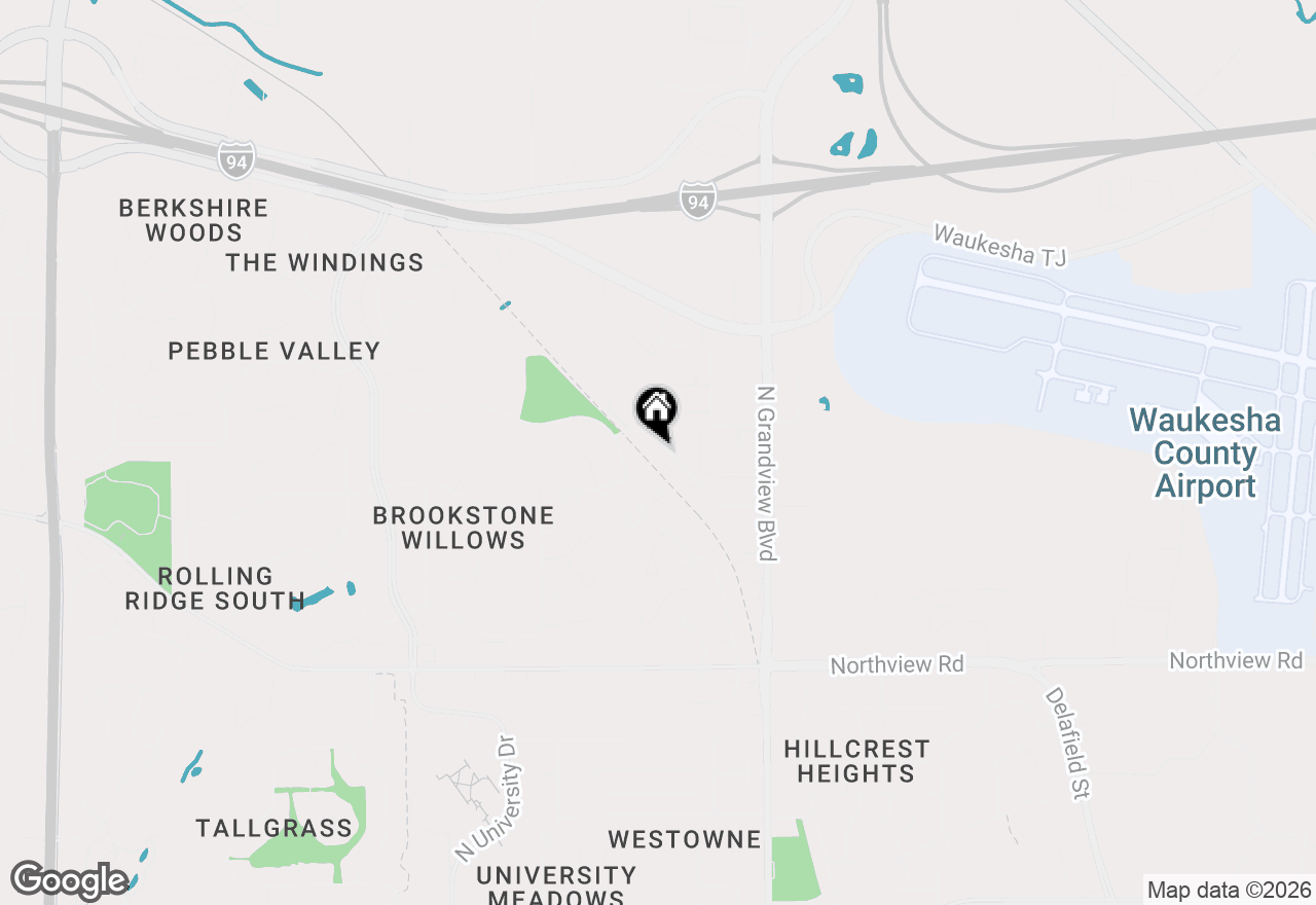 Map of 2017 Woodburn Rd #B, Waukesha, WI 53188