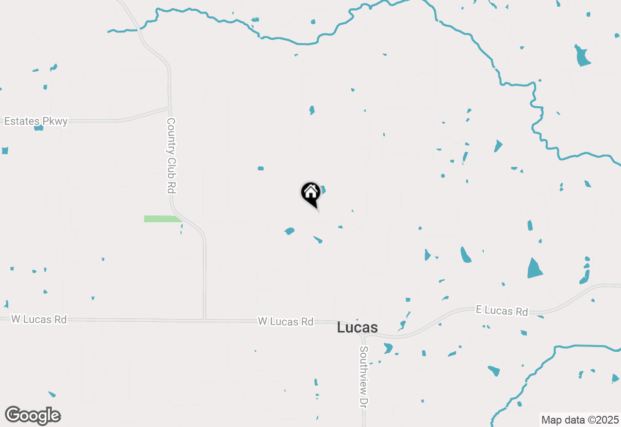 Map of 410 W Estelle Lane, Lucas, TX 75002