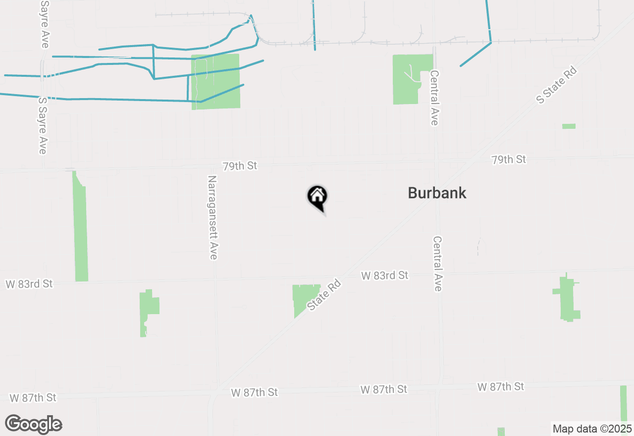 Map of 8048 Austin Avenue, Burbank, IL 60459