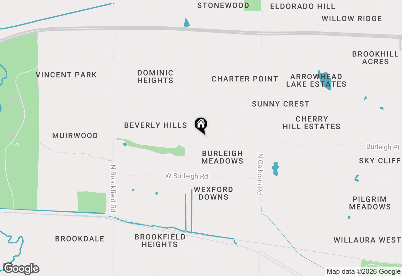 Map of 17835 Maple Tree Ln, Brookfield, WI 53045