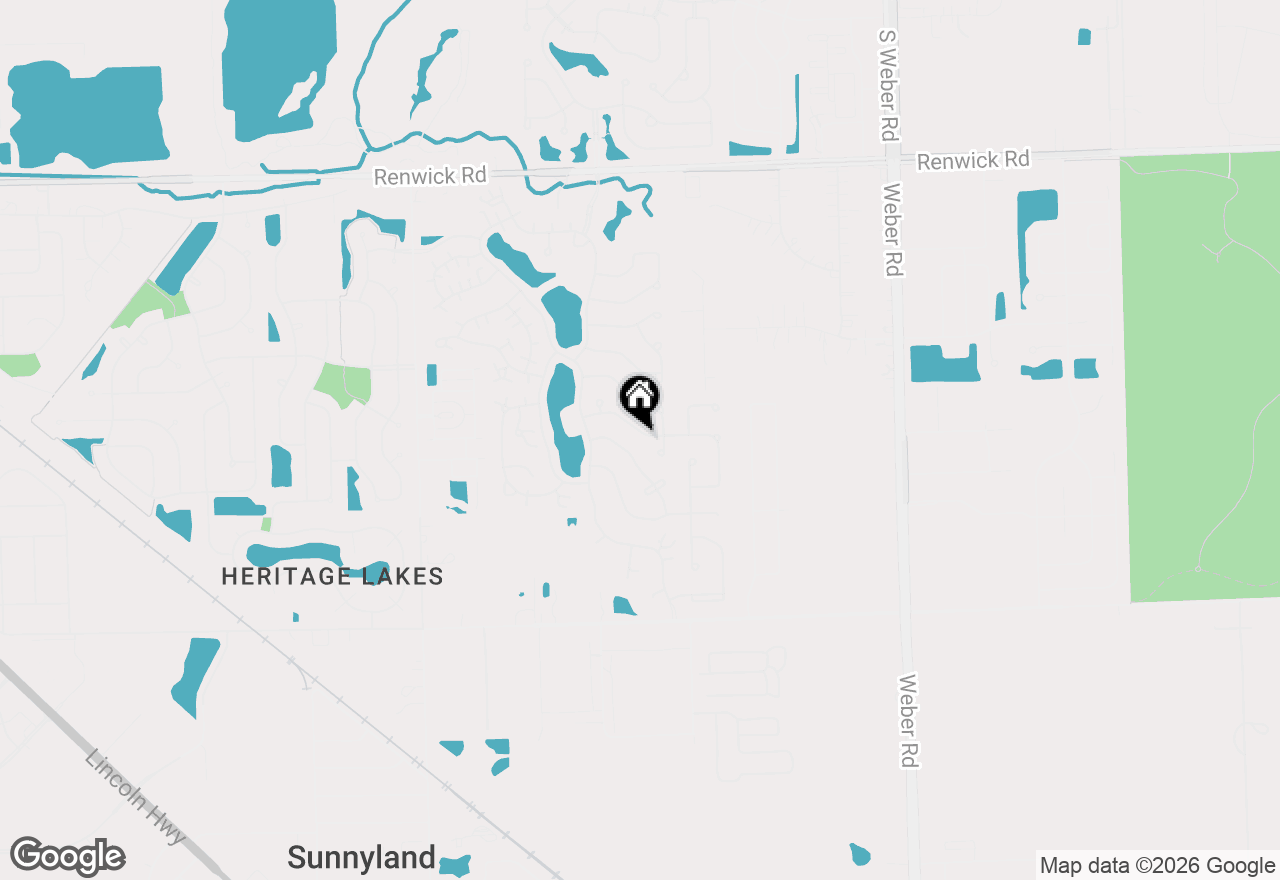 Map of 21235 Windsor Lake Lane, Crest Hill, IL 60403