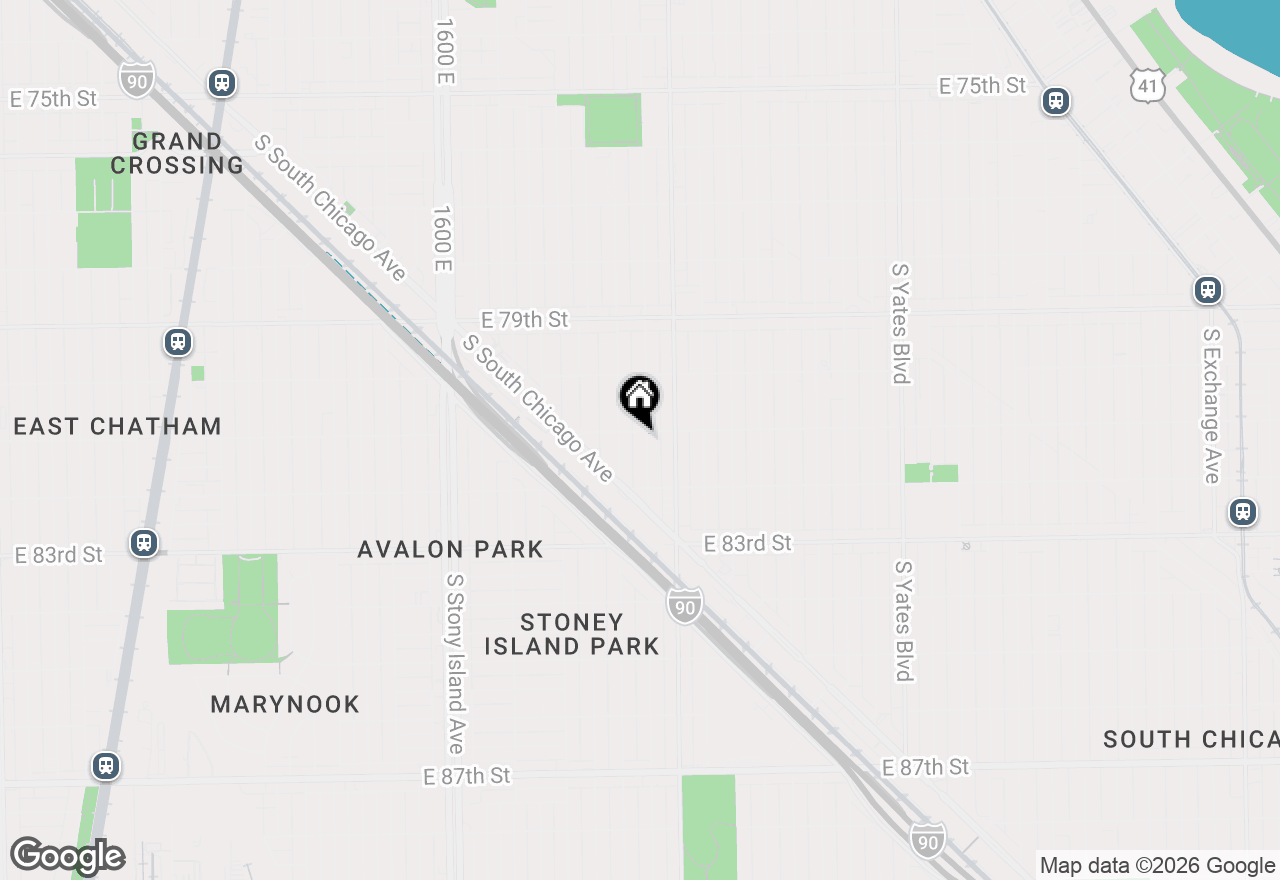 Map of 8104 S Euclid Avenue, Chicago, IL 60617
