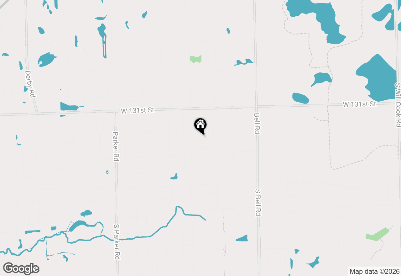 Map of 13172 Briar Patch Lane, Lemont, IL 60439