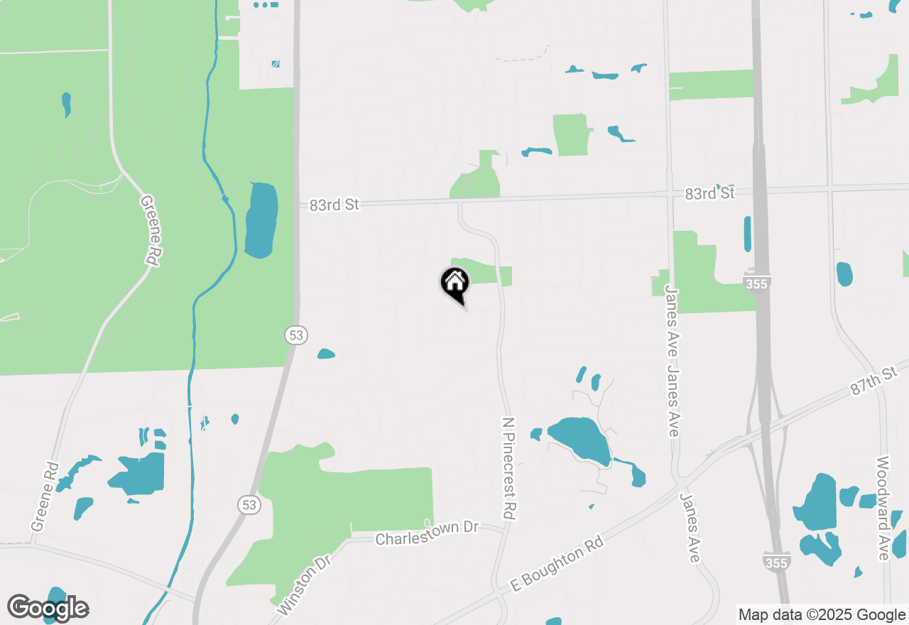 Map of 2940 Hickory Court, Woodridge, IL 60517