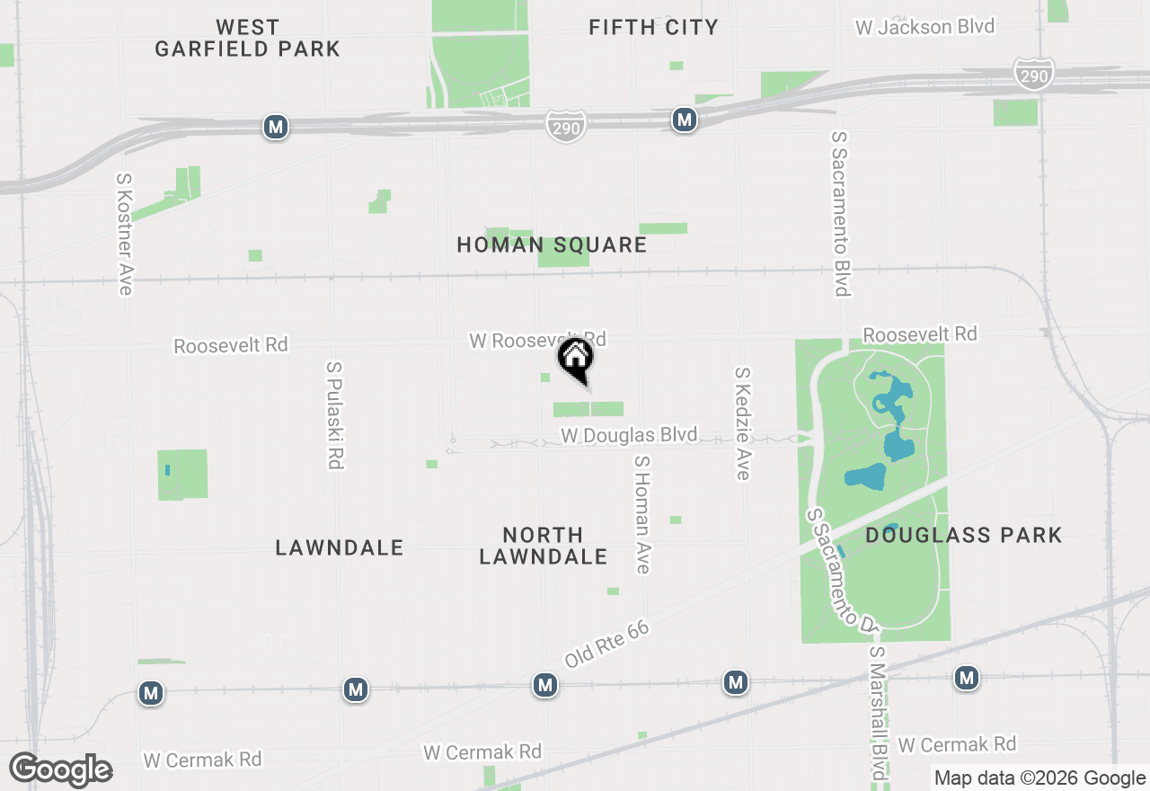 Map of 3516 W 13th Place, Chicago, IL 60623