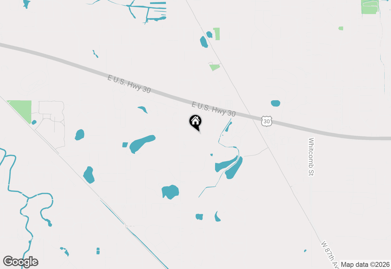 Map of 5536 Cedar Point Drive #A16, Crown Point, IN 46307