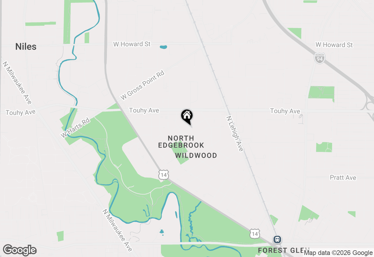 Map of 7100 N Sioux Avenue, Chicago, IL 60646