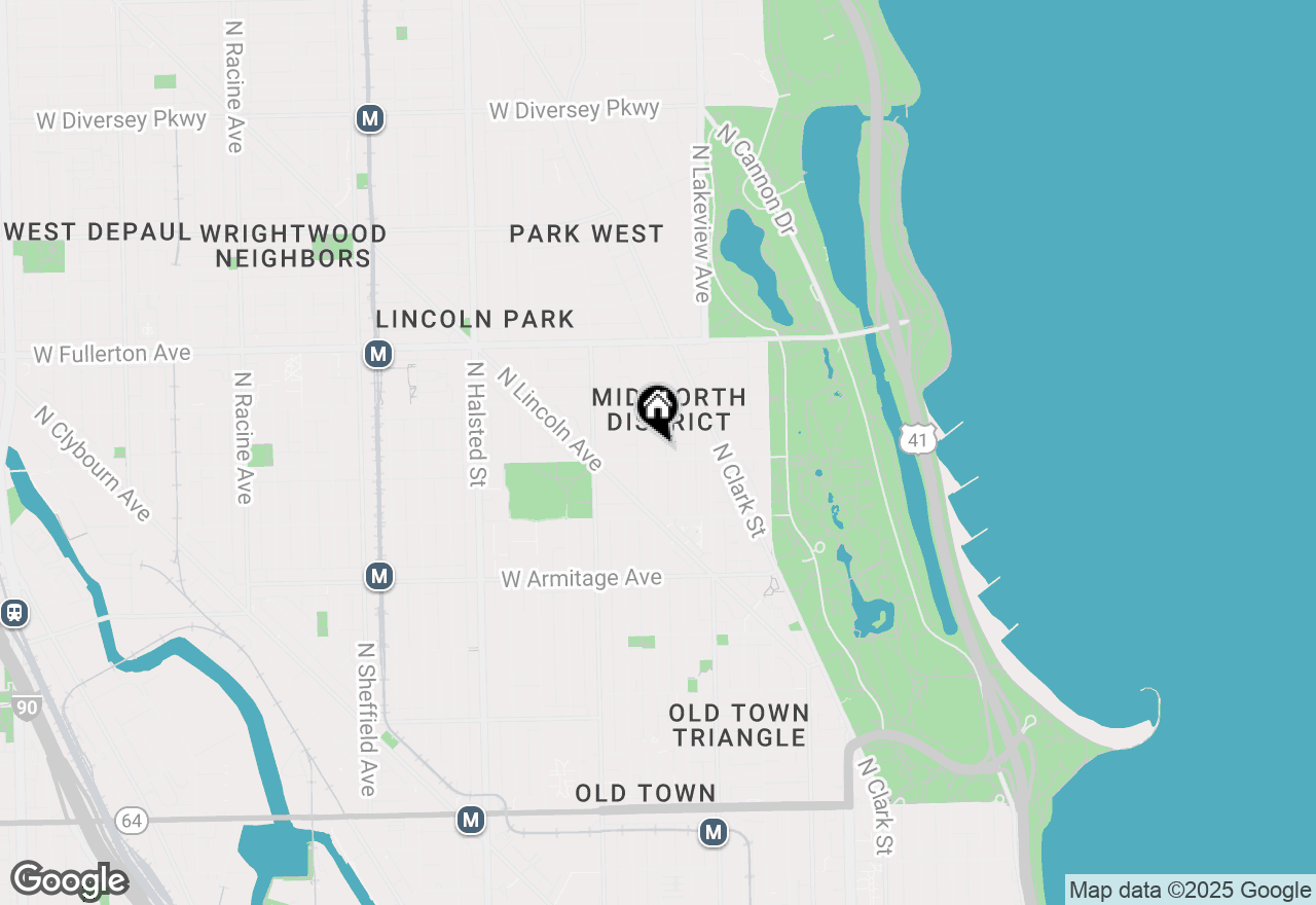 Map of 2201 N Cleveland Avenue #501, Chicago, IL 60614