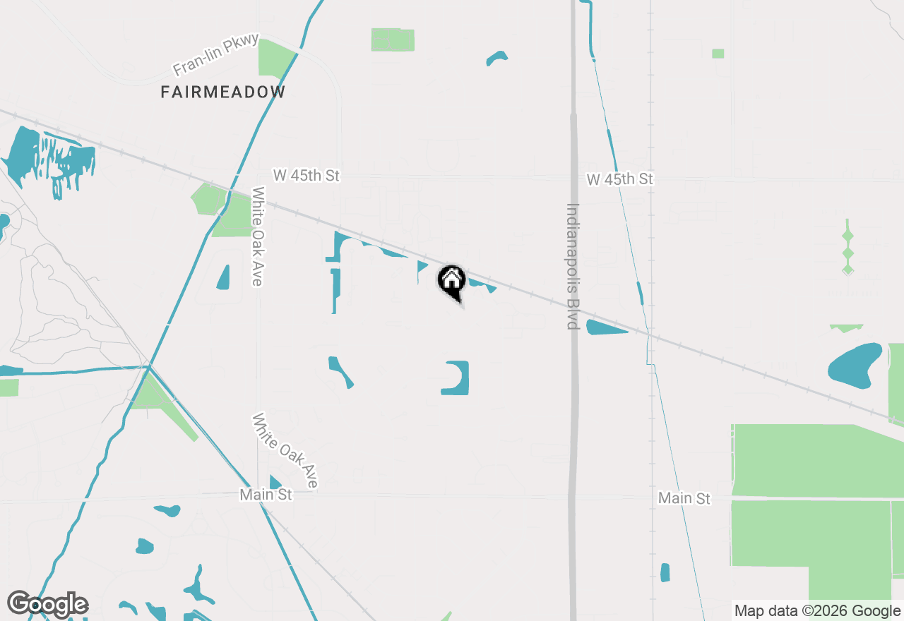 Map of 2045 Briarwood Lane, Highland, IN 46322