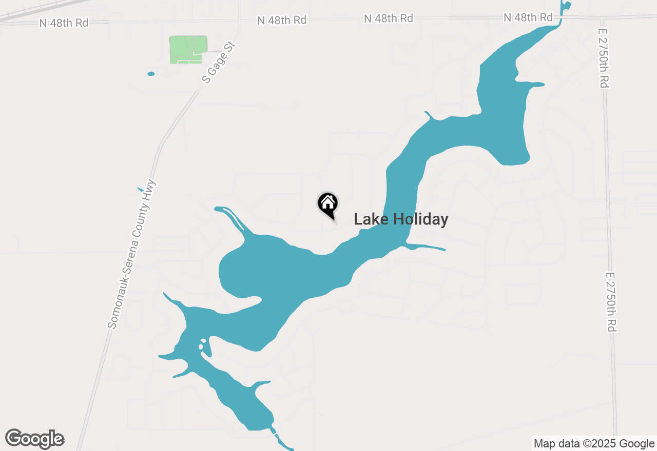 Map of 576 Holiday Drive, Lake Holiday, IL 60552