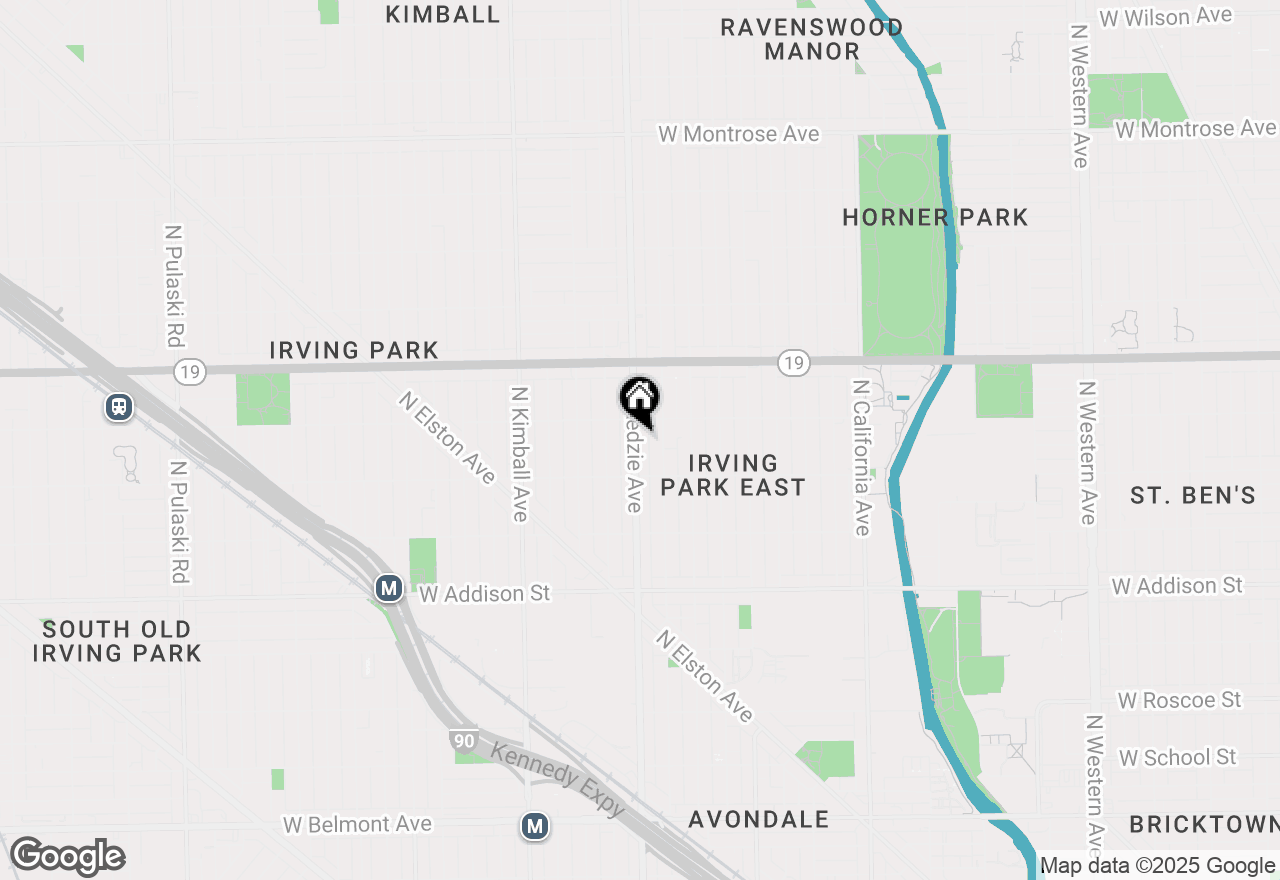 Map of 3837 N Kedzie Avenue, Chicago, IL 60618