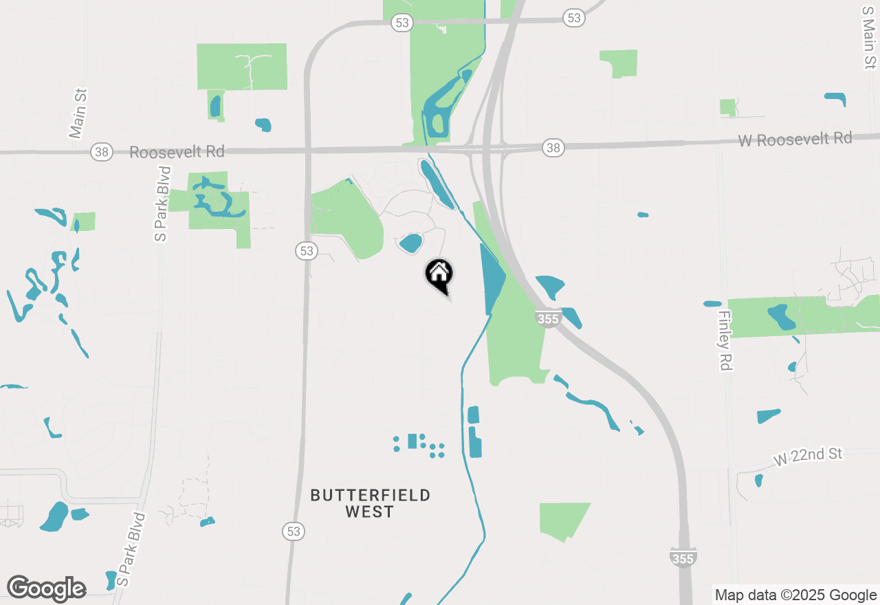 Map of 973 Chapel Court, Glen Ellyn, IL 60137