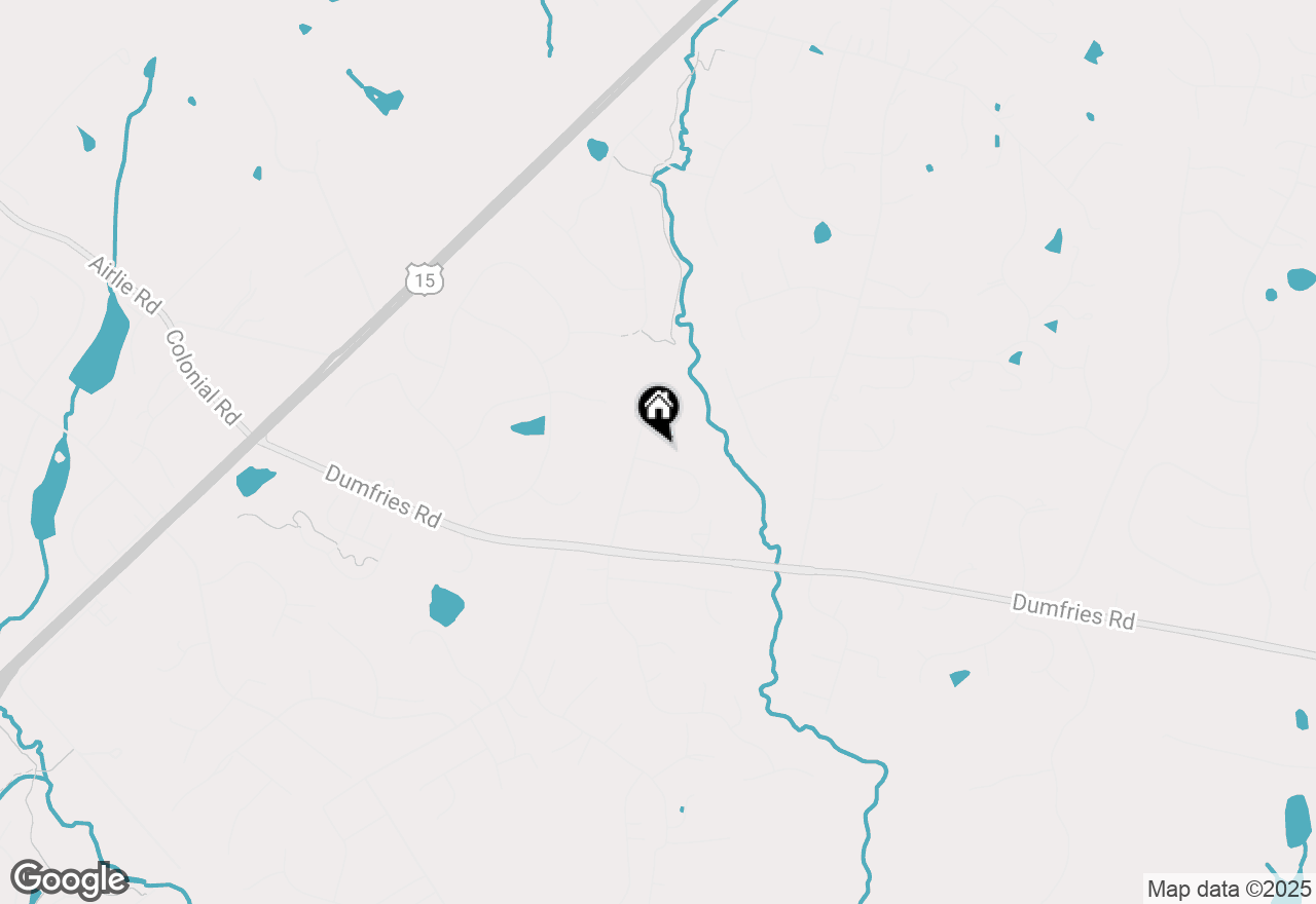 Map of 7255 Moss Lane, Warrenton, VA 20187