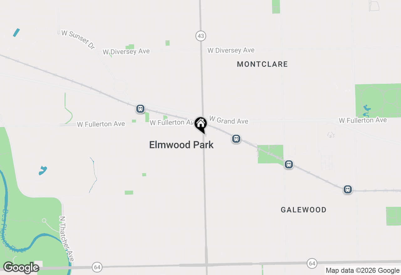 Map of 2300 N Harlem Avenue #501, Elmwood Park, IL 60707