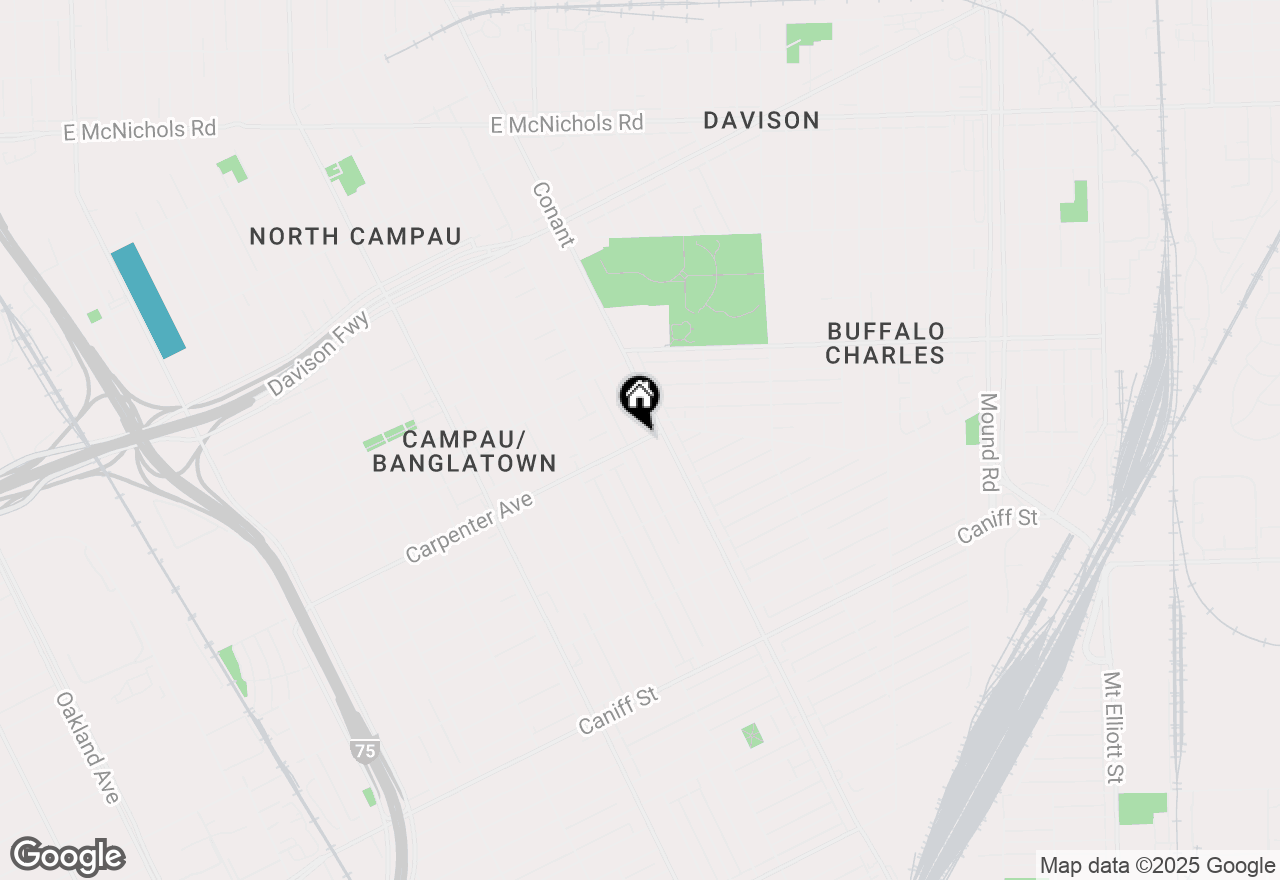 Map of 11388 (unit #2) Moran Street, Hamtramck, MI 48212