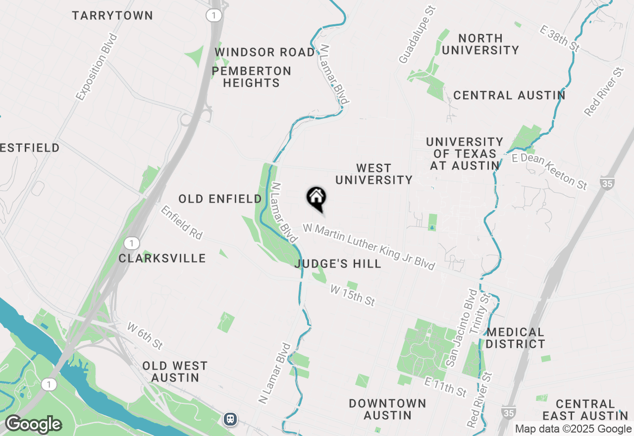 Map of 1910 Robbins Pl #301, Austin, TX 78705