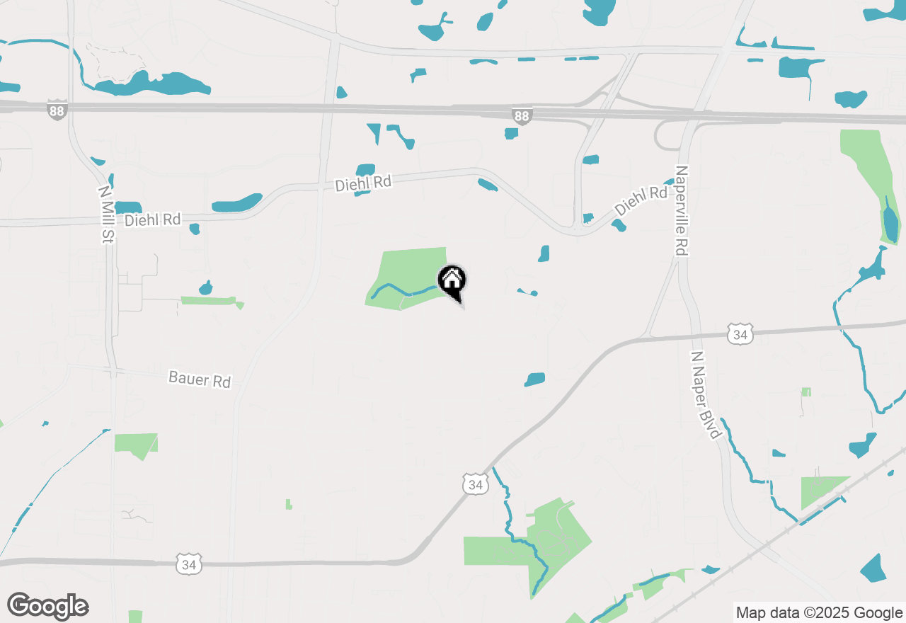 Map of 905 Kennebec Lane, Naperville, IL 60563