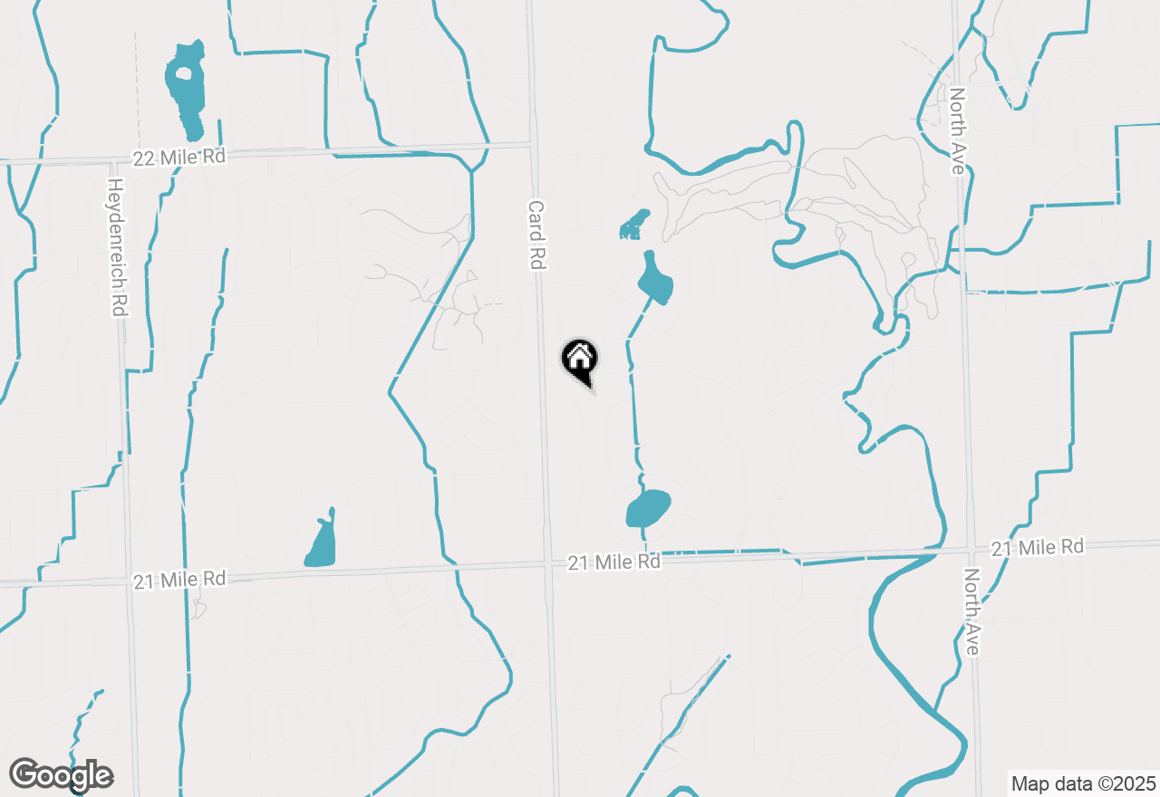 Map of 47712 Hidden Meadows Drive, Macomb Twp, MI 48044