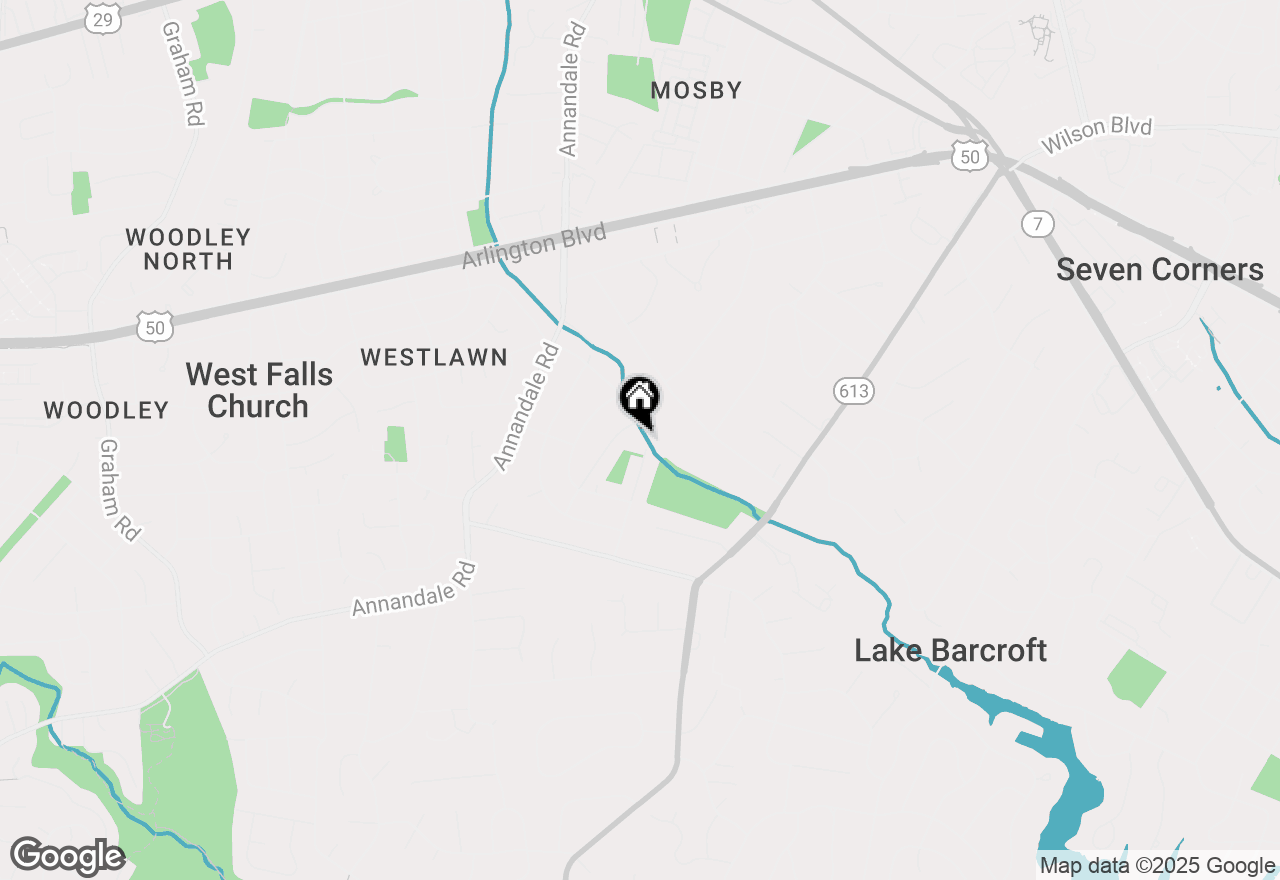 Map of 6641 Barrett Road, Falls Church, VA 22042