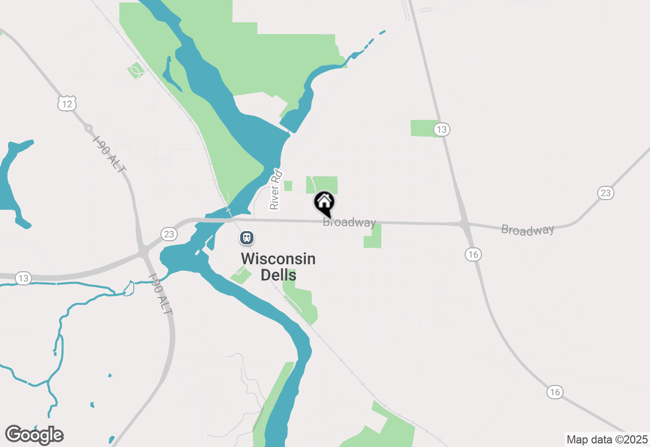 Map of 2989 Highway 13, Wisconsin Dells, WI 53965