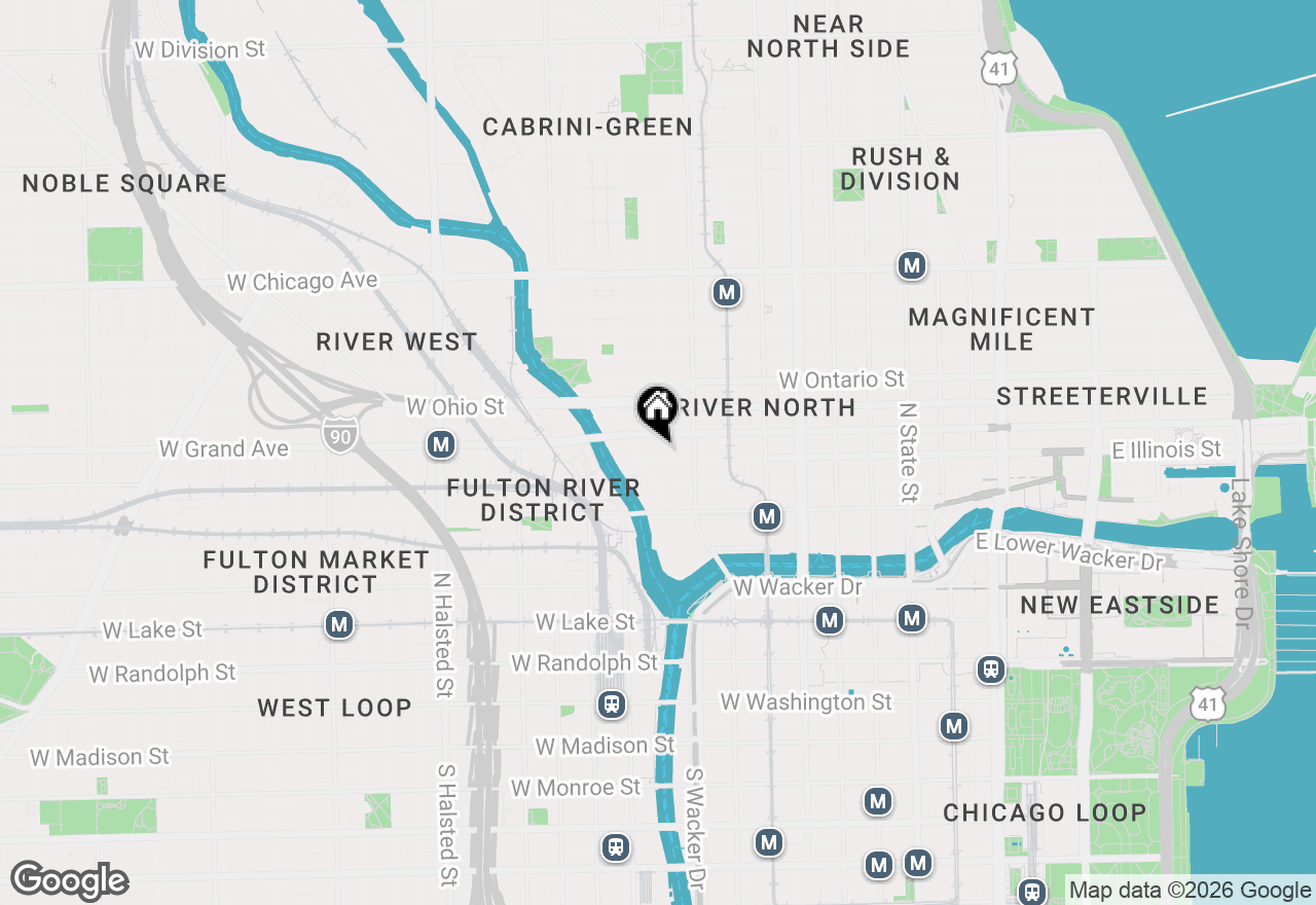 Map of 360 W Illinois Street #3B, Chicago, IL 60654