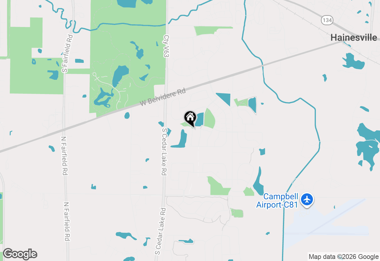 Map of 716 S Winchester Drive, Round Lake, IL 60073