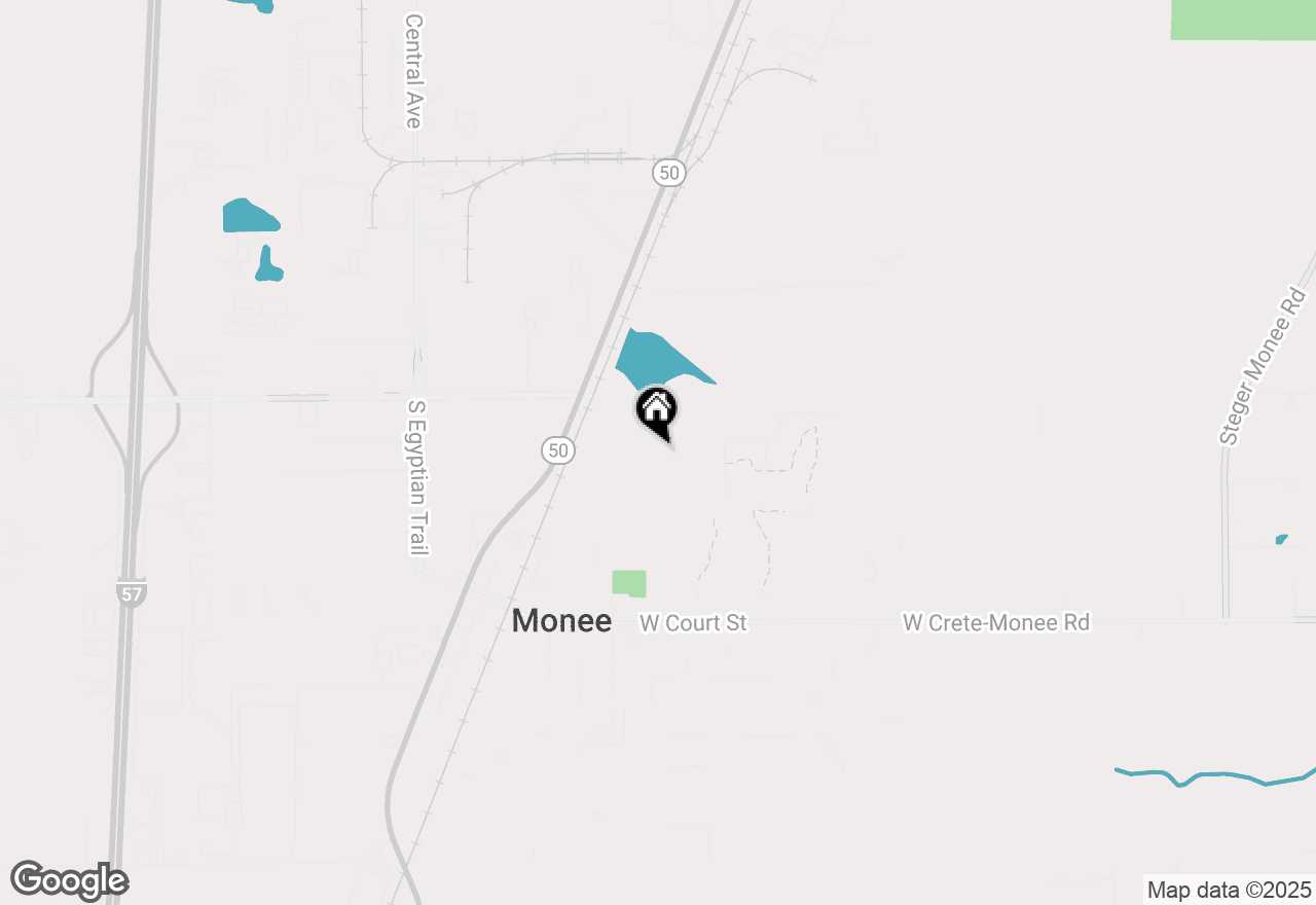 Map of 25538 S Shinnecock Drive, Monee, IL 60449