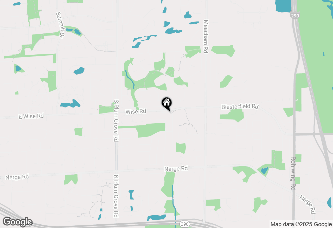 Map of 646 Schooner Lane, Elk Grove Village, IL 60007