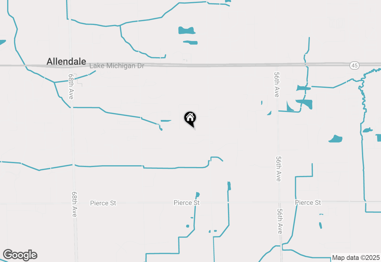 Map of 6096 Citrus Drive, Allendale, MI 49401