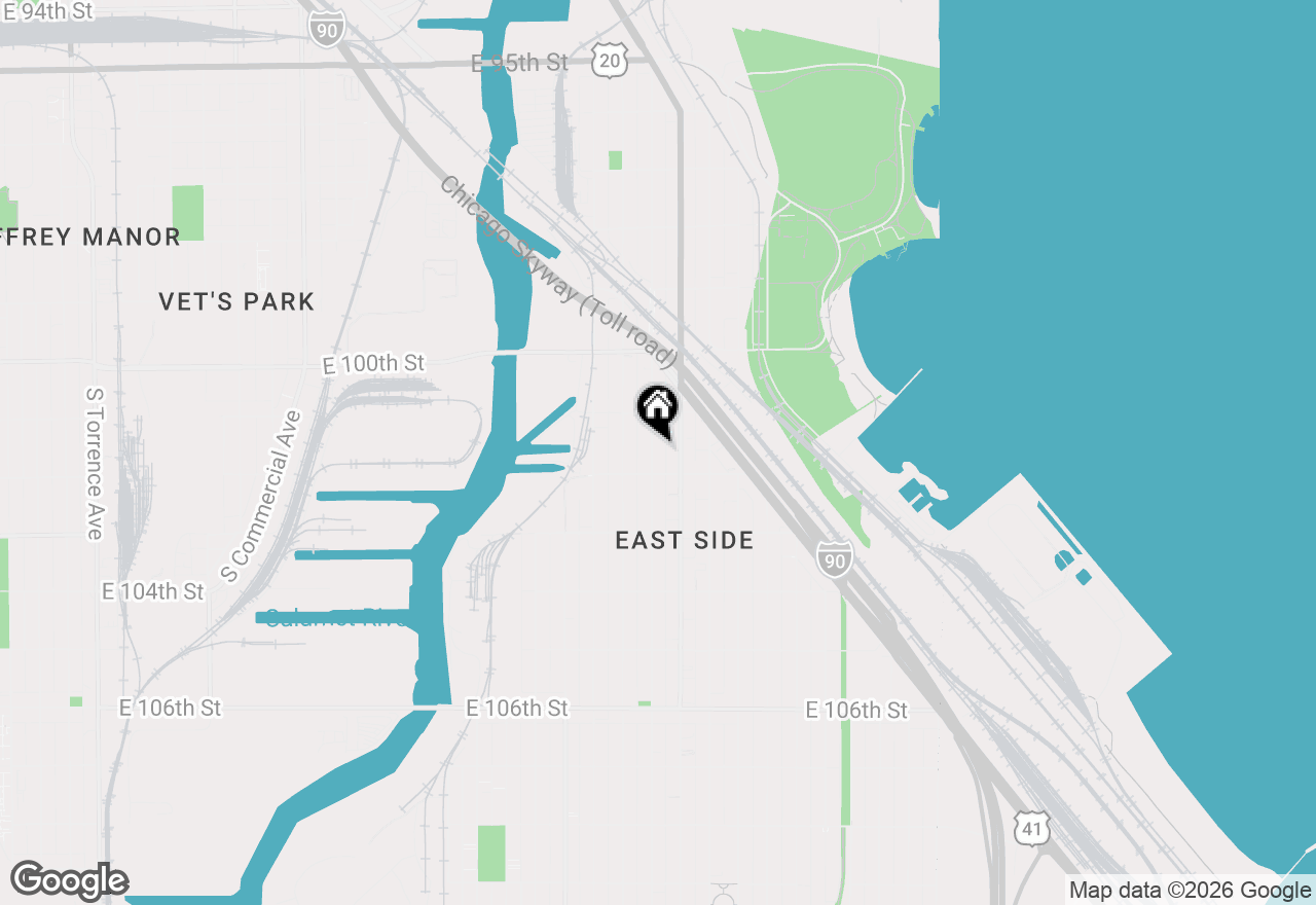 Map of 10143 S Avenue L Avenue #1, Chicago, IL 60617