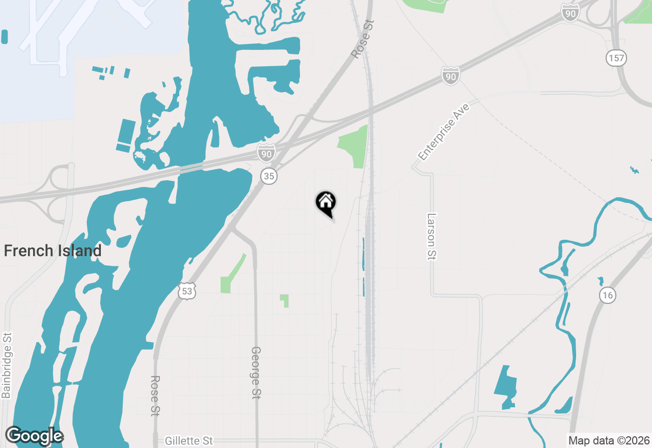 Map of 1627 Salem Rd, La Crosse, WI 54603