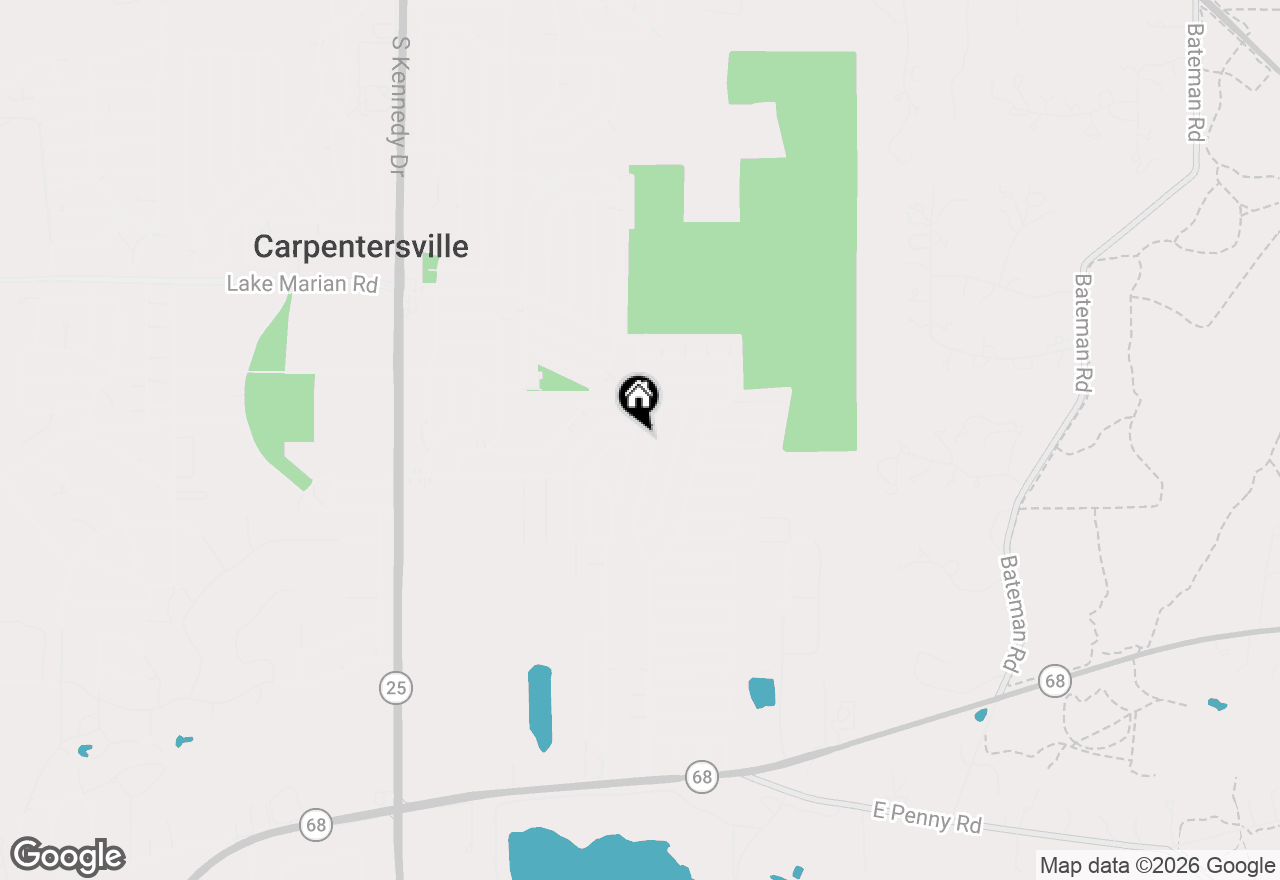 Map of 827 Monroe Avenue, Carpentersville, IL 60110