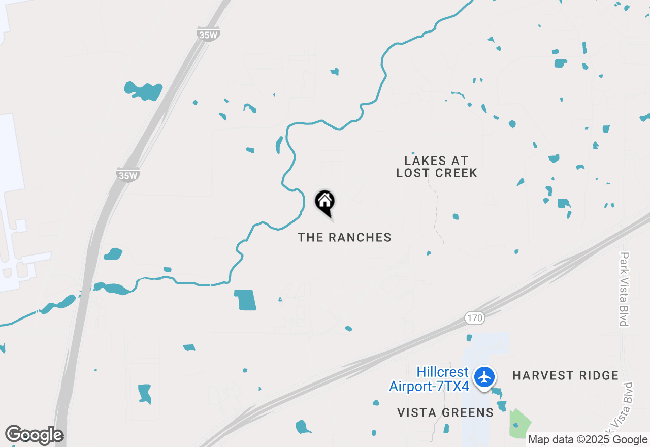 Map of 3429 Bandera Ranch Road, Fort Worth, TX 76262