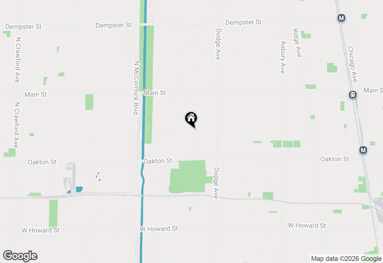 Map of 2113 Seward Street, Evanston, IL 60202