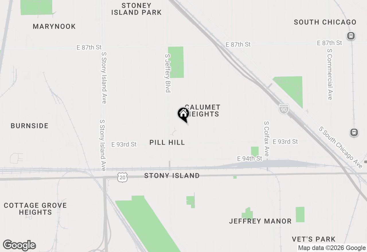 Map of 9158 S Clyde Avenue, Chicago, IL 60617
