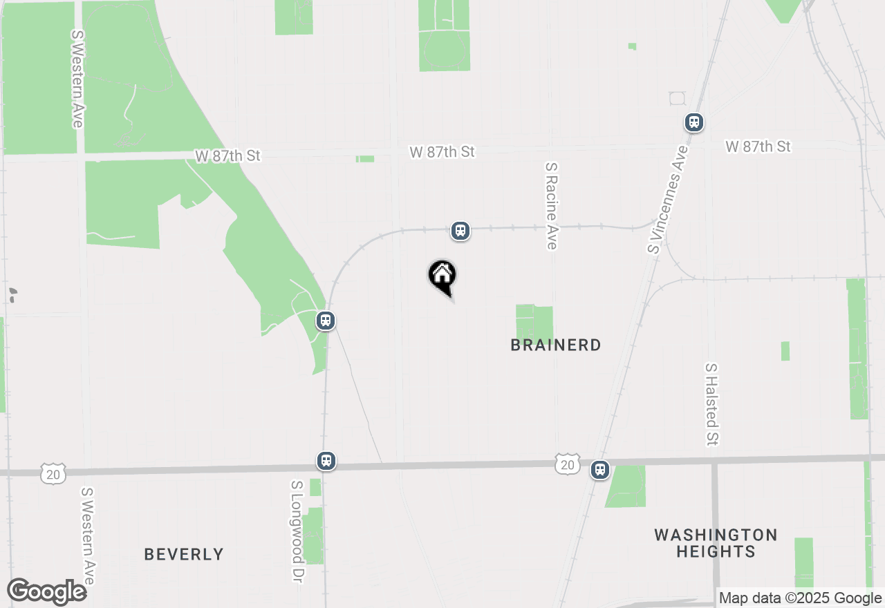 Map of 9059 S Laflin Street #1W, Chicago, IL 60620