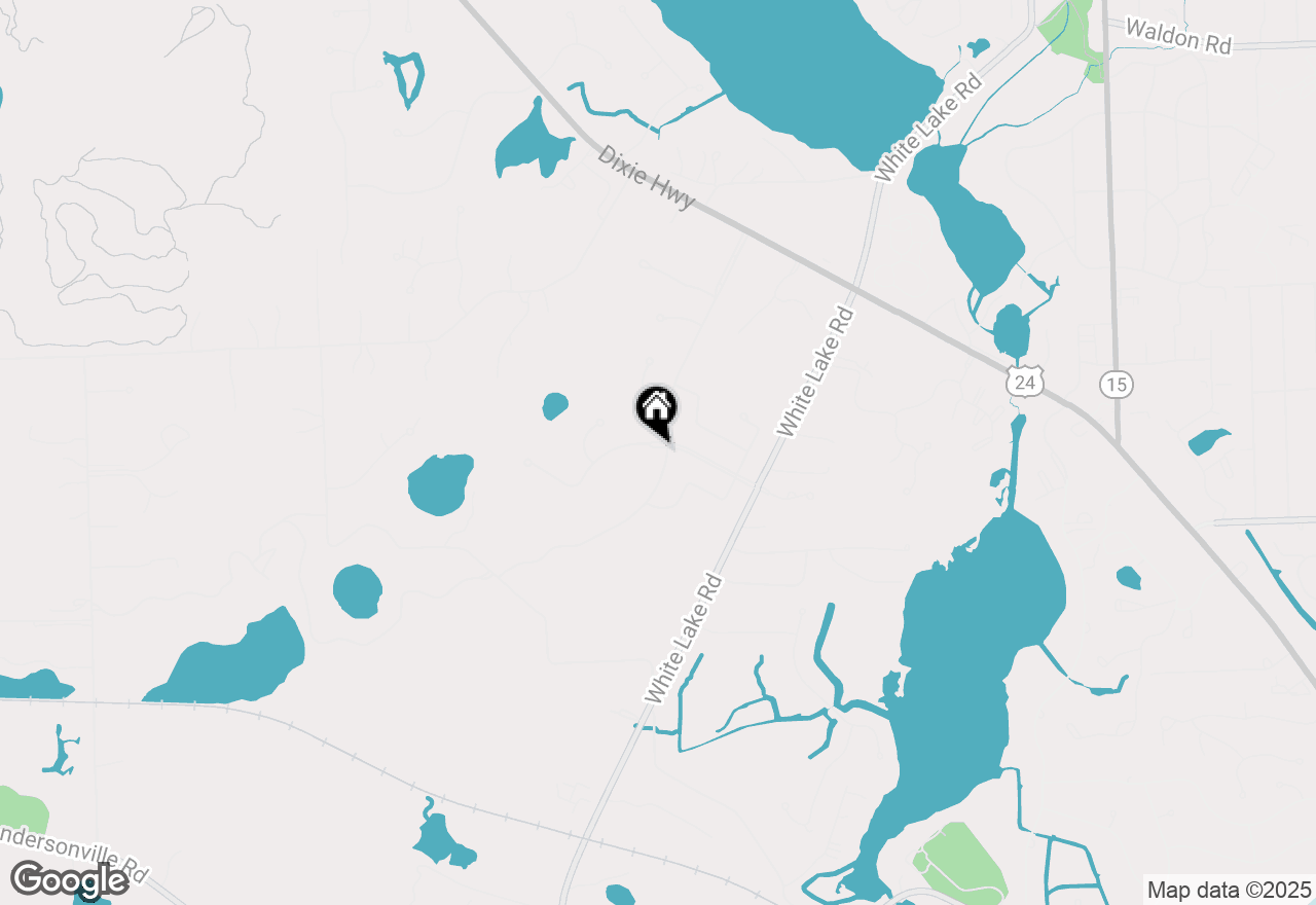 Map of 7513 Maple Ridge Drive, Clarkston, MI 48346