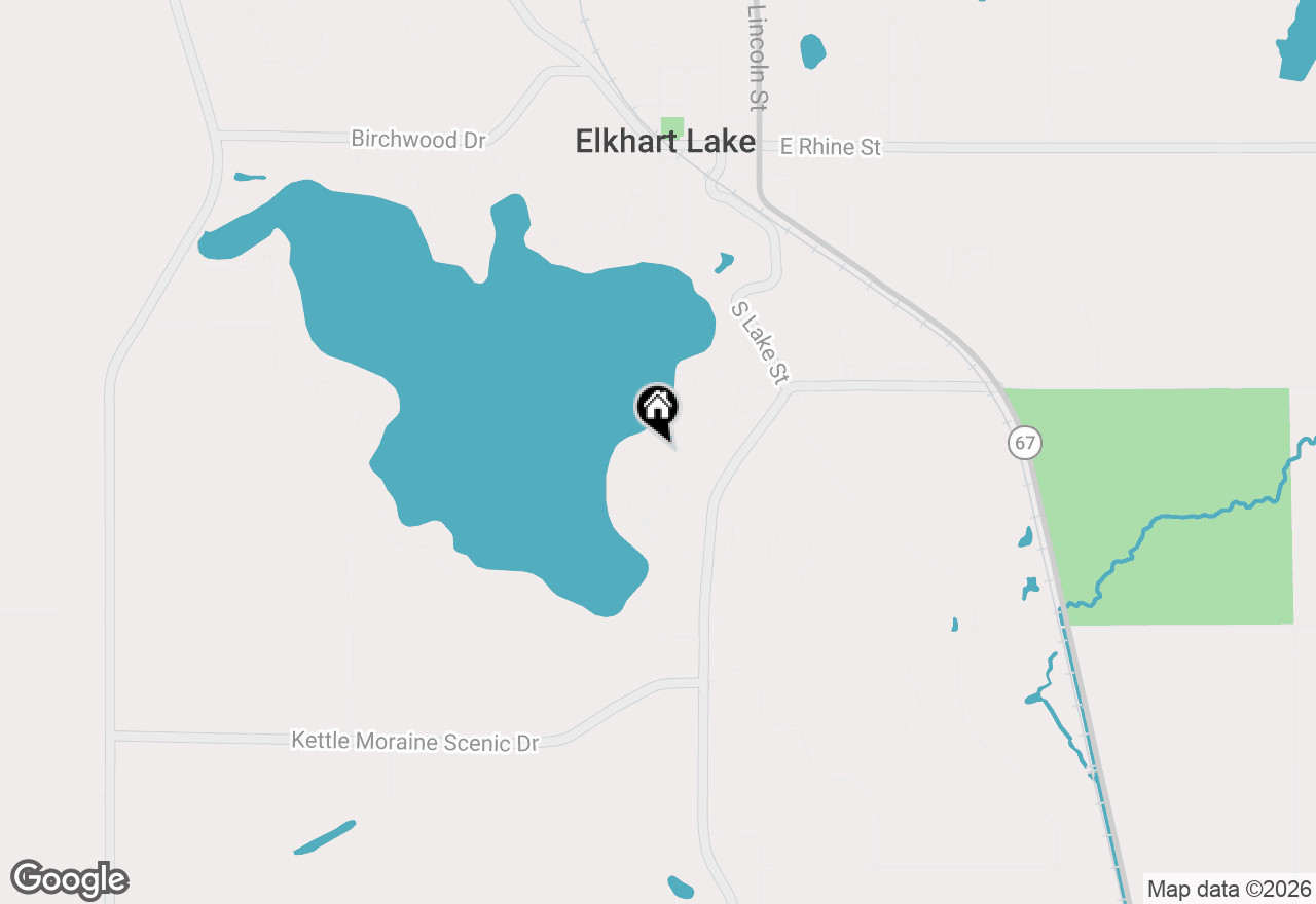 Map of 514 Sharpes Dr, Elkhart Lake, WI 53020