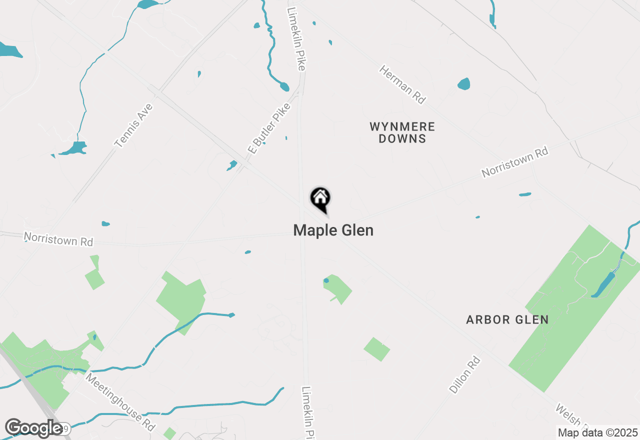 Map of 860 E Welsh Road, Maple Glen, PA 19002