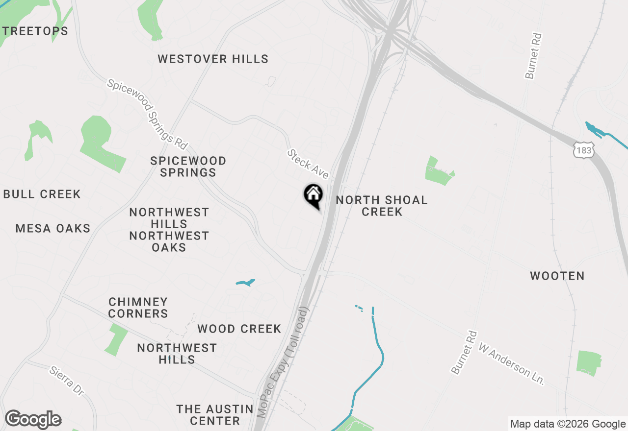Map of 8100 N Mopac Expy #02-107, Austin, TX 78759