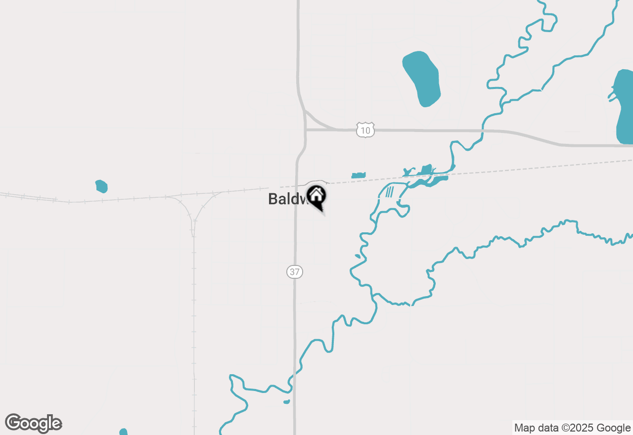 Map of 818 S Cedar Street, Baldwin, MI 49304
