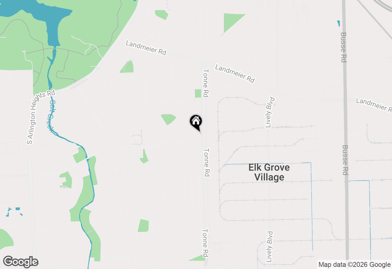 Map of 865 Love Street, Elk Grove Village, IL 60007