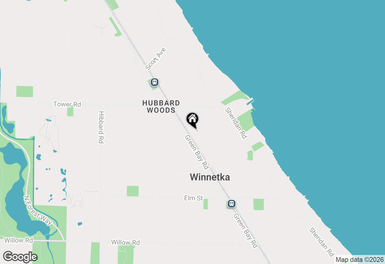 Map of 790 Foxdale Avenue, Winnetka, IL 60093