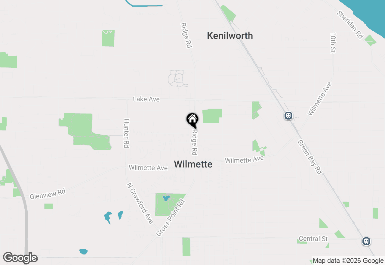 Map of 601 Ridge Road #202, Wilmette, IL 60091