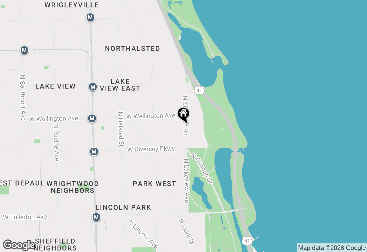 Map of 2930 N Sheridan Road #2209, Chicago, IL 60657