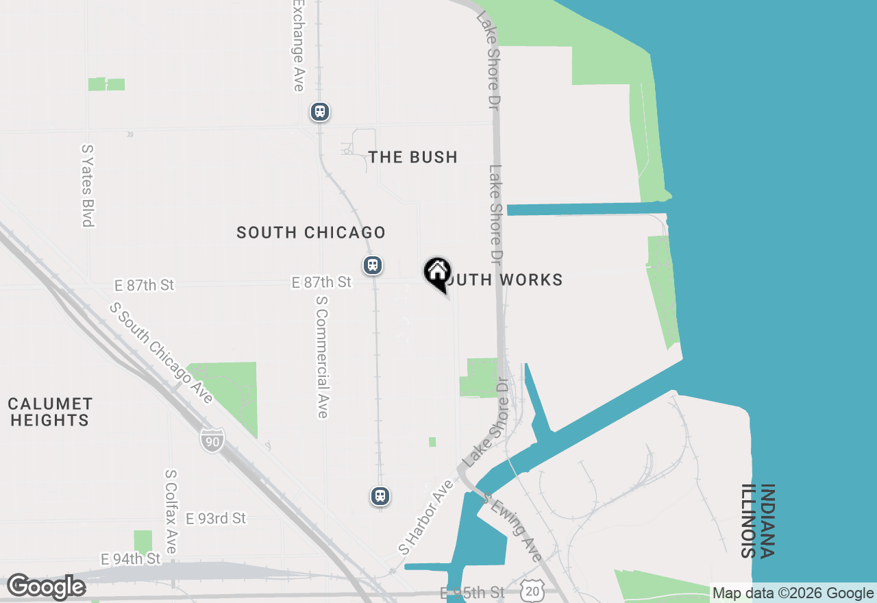 Map of 8733 S Buffalo Avenue, Chicago, IL 60617