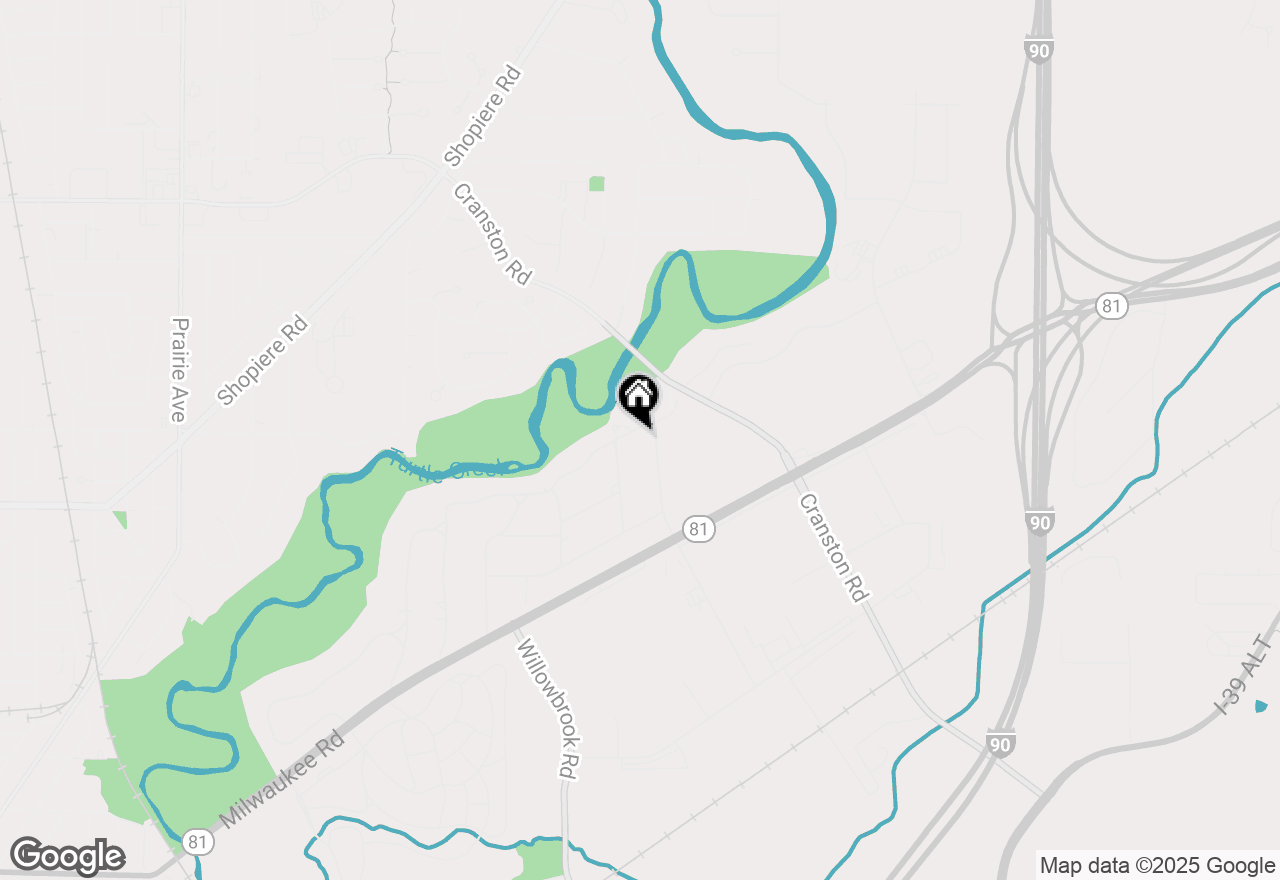 Map of 2620 E Ridge Road, Beloit, WI 53511