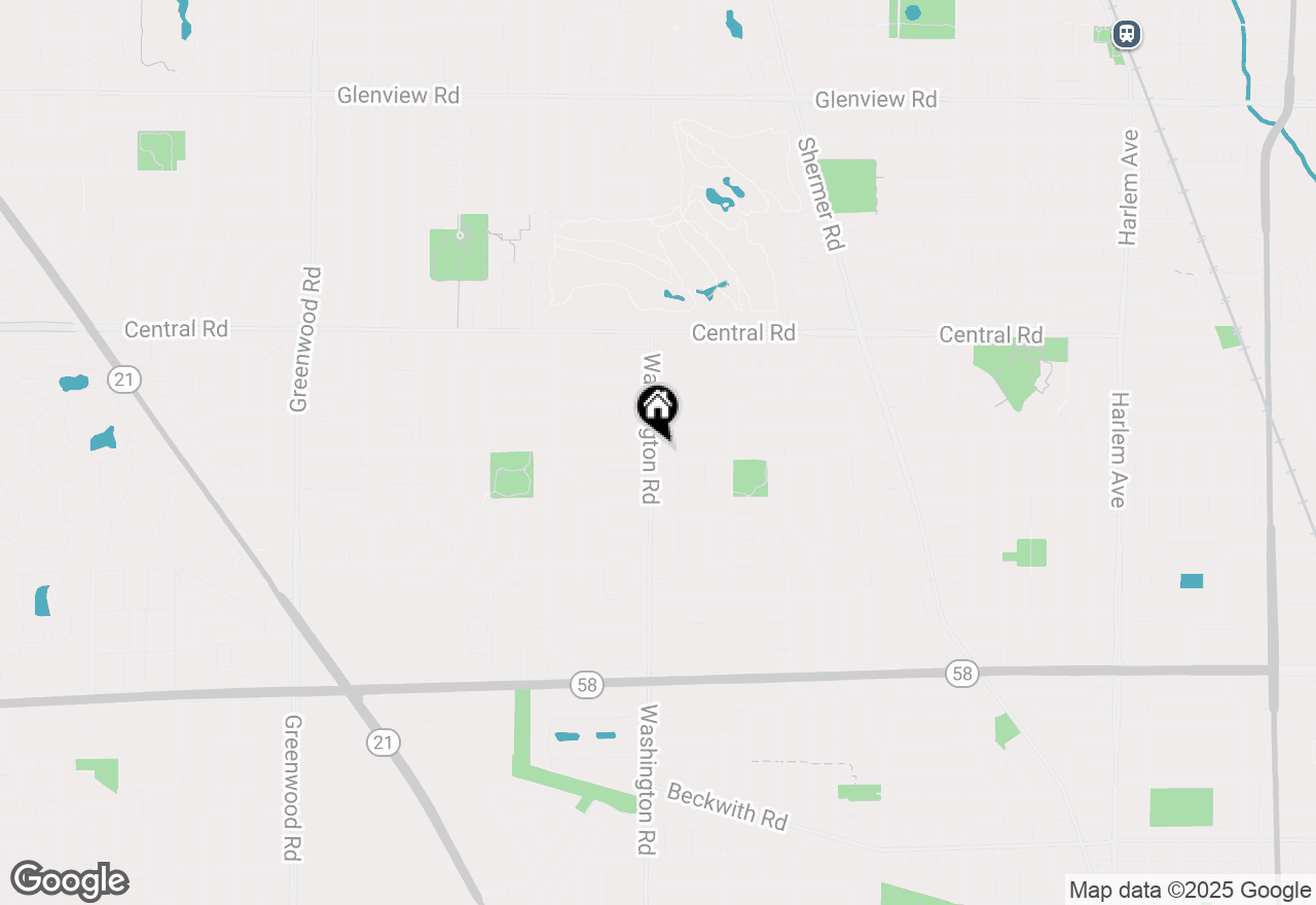 Map of 2708 Harrison Street, Glenview, IL 60025